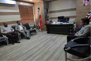 دیدار بخشدار شوسف با سرپرست شبکه دامپزشکی نهبندان